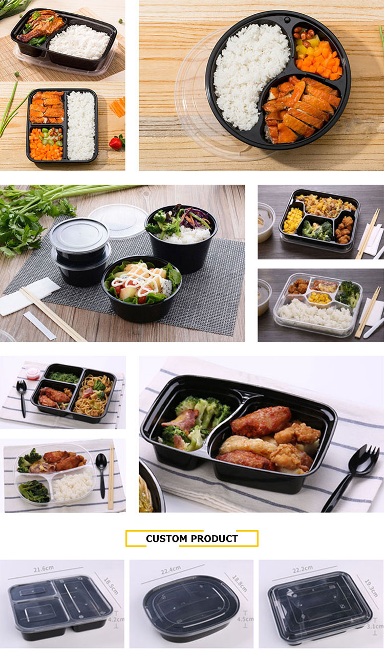 Wholesale Food safe BPA free 5 compartment leakproof plastic portable bento  lunch box loncheras cute kids fresh-keeping tiffin lunch box From  m.