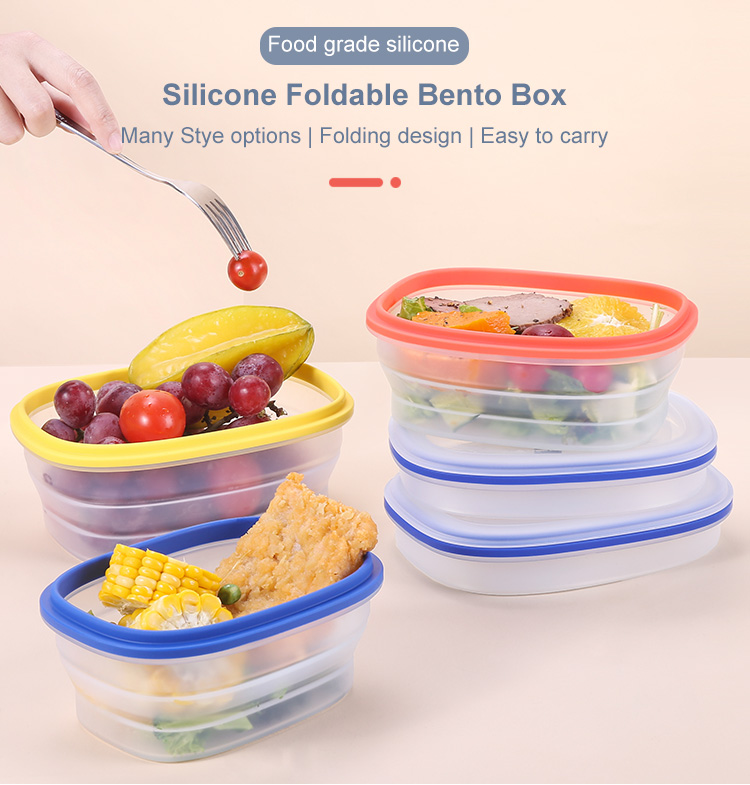 Foldable Microwavable Food Storage Lunch boxes | lunch box manufacturer