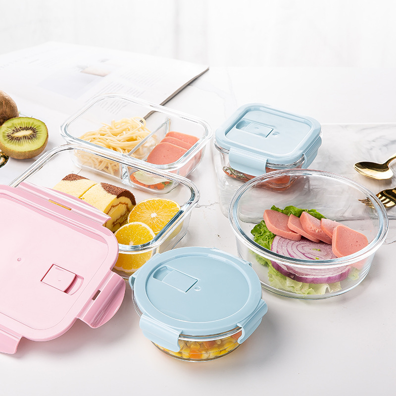 Borosilicate glass fresh-keepingoven special lunch box | lunch box ...
