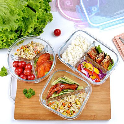 Glass Food Storage Stackable Superior Glass Meal-prep Containers, (Red) -  AliExpress