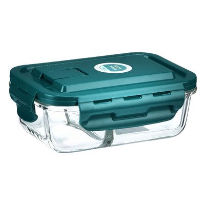 Borosilicate Glass Storage Food Container/Bento Lunch Boxes with Plastic  Lid Can Put Fork and Spoon - China Food Container and Glass Lunch Box price